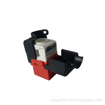 UTP Cat. 6A Keystone Jack 180degree
